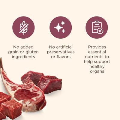 High Protein Beef, Potato & Peas Recipe with Venison & Lamb Dry Dog Food, 4-lb bag (Rachael Ray)