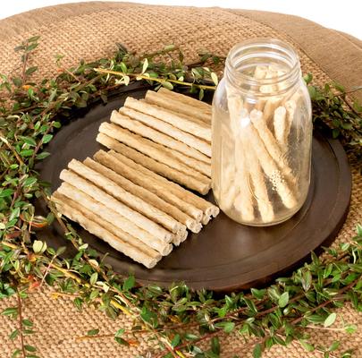 American Beefhide 5-inch Munch Mini Rolls Natural Flavored Chewy Dog Treats, 40 count