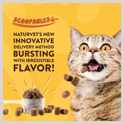NaturVet, Scoopables Quiet Moments, bocados calmantes sabor salmón para gatos, bolsa de 156 g