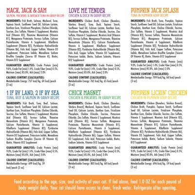 Cats in the Kitchen Pantry Party Variety Pack Grain-Free Cat Food, 3-oz pouch, case of 12