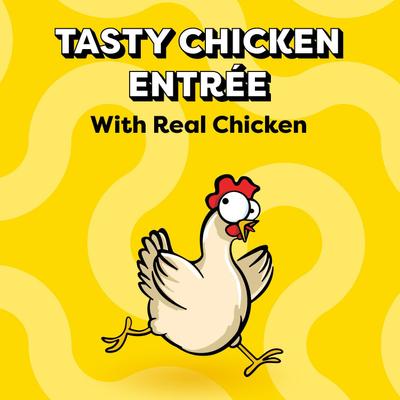 Tasty Chicken Flavor Bites in Gravy Wet Cat Food, 3.5-oz tray, case of 24