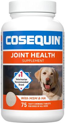 Bundle: Nutramax Cosequin DS Plus MSM & Hyaluronic Acid (HA) Joint Health Supplement + Greenies Pill Pockets Canine Chicken Flavor Dog Treats