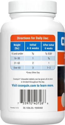 Bundle: Nutramax Cosequin DS Plus MSM & Hyaluronic Acid (HA) Joint Health Supplement + Greenies Pill Pockets Canine Chicken Flavor Dog Treats