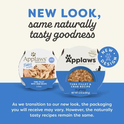 Tuna Fillet & Crab Recipe in Gravy Wet Cat Food, 2.12-oz cup, case of 10