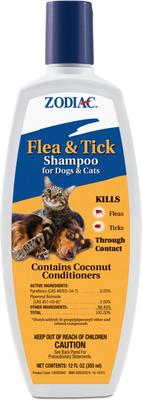Flea & Tick Shampoo for Dogs & Cats, 12-fl oz