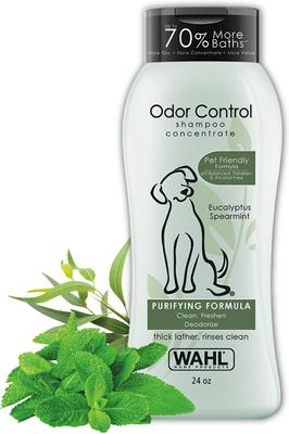 Odor Control Purifying Dog Shampoo, Eucalyptus & Spearmint Scent, 24-oz bottle