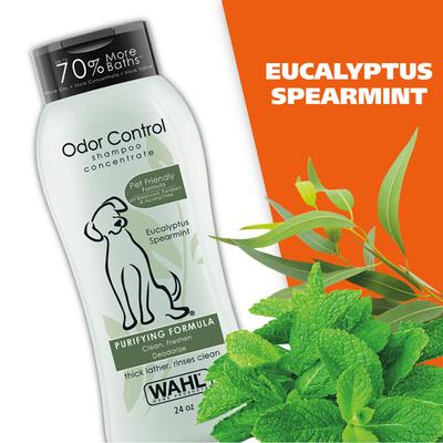 Odor Control Purifying Dog Shampoo, Eucalyptus & Spearmint Scent, 24-oz bottle