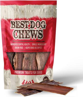 Gullet Flats Beef Flavored 6-in Dog Chews, 12 count