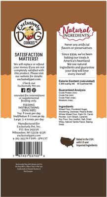 Peanut Butter & Carob Flavor Sandwich Cremes Dog Treats, 8-oz bag