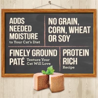 Purrfect Bistro Grain-Free Salmon Pate Canned Cat Food, 3-oz, case of 24