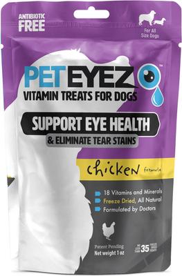 Beef Liver Freeze-Dried Vision & Tear Stain Treats for Dogs, 35 count