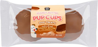 Peanut Butter Pup Cups Dog Treats, 2 count