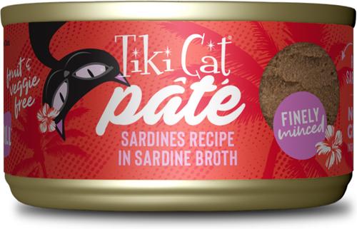 Grill Sardines Recipe in Sardine Broth Grain-Free Pate Wet Cat Food, 2.8-oz can, case of 12