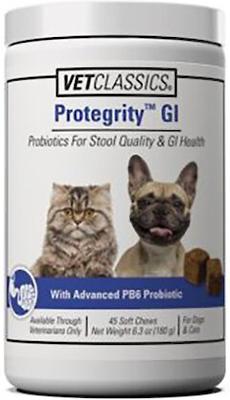 Protegrity GI Probiotics Soft Chews Dog & Cat Supplement, 45 count
