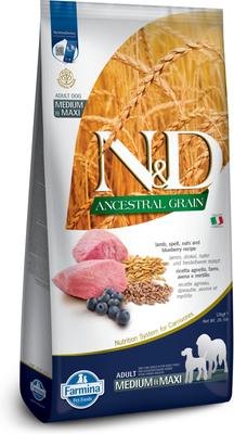 N&D Ancestral Grain Chicken & Pomegranate Medium & Maxi Adult Dry Dog Food, 5.5-lb bag