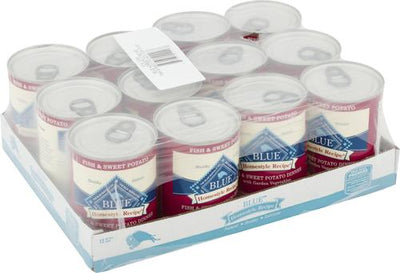 Homestyle Recipe Fish & Sweet Potato Dinner with Garden Vegetables Canned Dog Food, 12.5-oz, case of 12