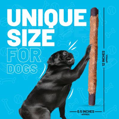 12-inch Collagen Chicken Flavor Dog Natural Chew Treats, 3 count