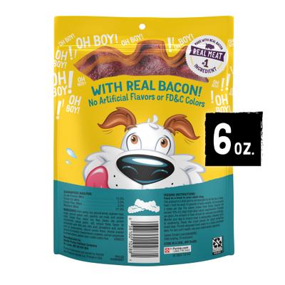 Loaded Bacon & Cheese Fries Flavor Soft & Chewy Dog Treats, 6-oz pouch