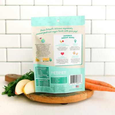 Calming Bites with Melatonin + Chamomile Apple & Carrot Flavored Soft Chew Calming Supplement for Dogs, 7-oz bag