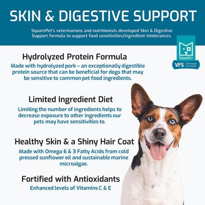 VFS Skin & Digestive Support Dry Dog Food, 22-lb bag