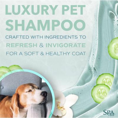 Spa Lavish Fresh Oatmeal Dog & Cat Shampoo, Refreshing Cucumber Scent, 16-fl oz bottle