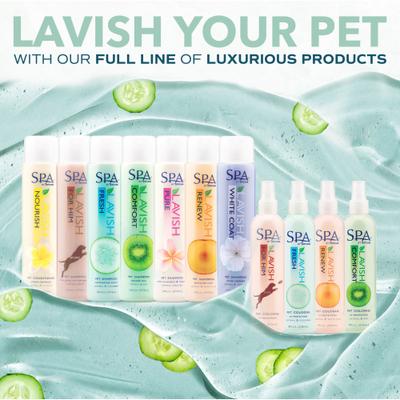 Spa Lavish Fresh Oatmeal Dog & Cat Shampoo, Refreshing Cucumber Scent, 16-fl oz bottle