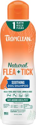 Plus Soothing Natural Flea & Tick Treatment Dog Shampoo, 20-fl oz bottle
