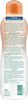 Plus Soothing Natural Flea & Tick Treatment Dog Shampoo, 20-fl oz bottle