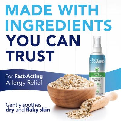 OxyMed Hypoallergenic Gentle Itchy Skin Relief Dog & Cat Spray, 8-fl oz bottle