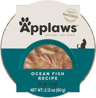 Ocean Fish Recipe in Gravy Wet Cat Food, 2.12-oz cup, case of 10