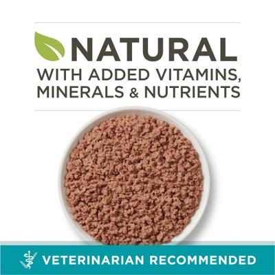 Alimento enlatado para gatos con alto contenido proteico natural, sin cereales, receta de pescado blanco del océano, 3 oz, caja de 24
