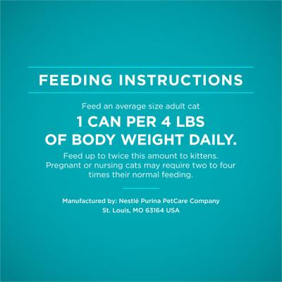 Alimento enlatado para gatos con alto contenido proteico natural, sin cereales, receta de pescado blanco del océano, 3 oz, caja de 24