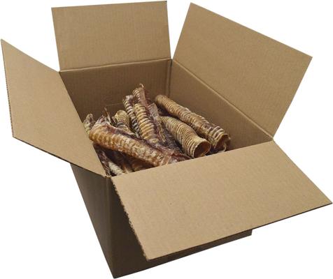 Dry-Roasted Beef Trachea Dog Chew Treats, case of 20