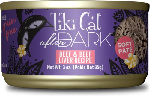 After Dark Pate Duck & Chicken Liver Recipe Grain-Free Wet Cat Food, 5.5-oz can, case of 8