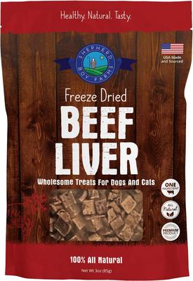 Duck Liver Freeze-Dried Dog & Cat Treats, 8-oz bag