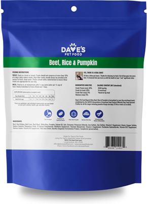 Beef, Rice & Pumpkin High-Protein Freeze-Dried Dog Treats, 12-oz bag