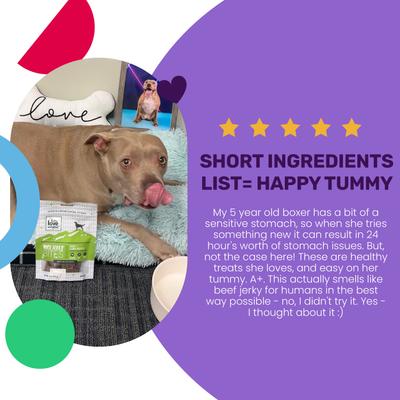 Nice Jerky Bites Beef and Lamb Grain-Free Dog Treats, 4-oz bag