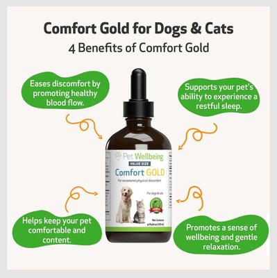 Comfort GOLD for Occasional Discomfort for Cats & Dogs, 2-oz bottle