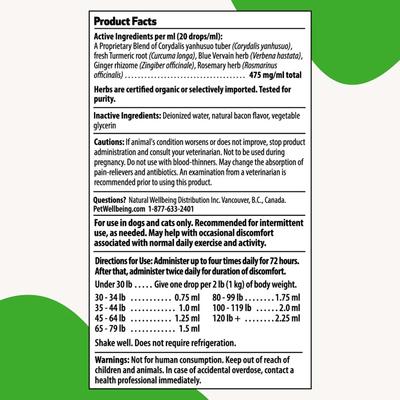 Comfort GOLD for Occasional Discomfort for Cats & Dogs, 2-oz bottle