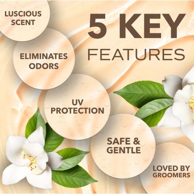 Colonia en aerosol para perros Spa Renew, delicioso aroma a ciruela dulce y melocotón, botella de 236 ml