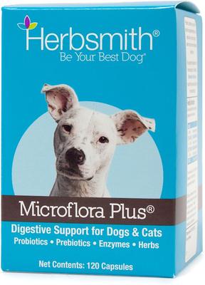 Microflora Plus for Digestion Capsules Daily Dog & Cat Supplement, 120 count