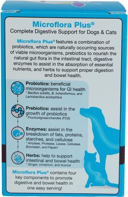 Microflora Plus for Digestion Capsules Daily Dog & Cat Supplement, 120 count