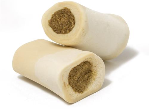 Stuffed Shin Bones Peanut Butter Flavor Dog Bones, Small, 3 count