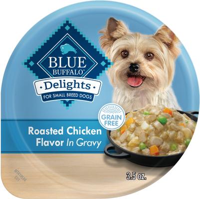 Divine Delights Rotisserie Chicken Flavor in Hearty Gravy Small Breed Wet Dog Food, 3.5-oz tray, case of 12