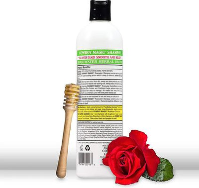 Champú de agua de rosas para mascotas, botella de 16 onzas líquidas