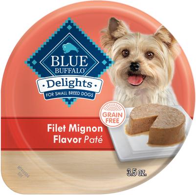 Divine Delights Filet Mignon Flavor Pate Dog Food Trays, 3.5-oz, case of 12
