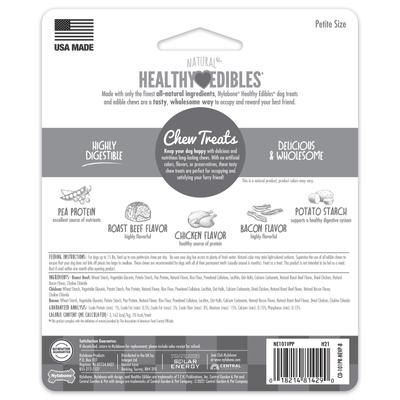 Healthy Edibles Natural Long-Lasting Dog Chew Treats, Variety Pack, X-Small, 3 count