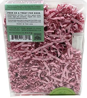 Natural Peanut Butter Flavored Birthday Girl Dog Crunchy Dog Treats, 4 count