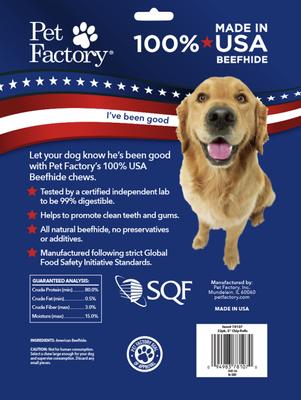Beefhide 5-inch Chip Rolls Natural Flavored Chewy Dog Treats, 22 count