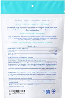 Yak Dental Chews Himalayan Cheese X-Large Dog Treats, 16-oz bag, 3 count